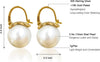 Elegant 925 Sterling Silver Pearl Drop Dangle Earrings for Women - view 6