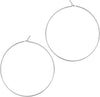 Thin Gold Hoop Earrings for Women - Lightweight Gold Hoop Earrings Dainty - Large - view 7