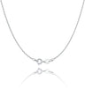 925 Sterling Silver Chain Necklace for Women 1.1mm Cable Chain Thin 18K Gold Plated - main view
