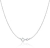 925 Sterling Silver Chain Necklace for Women 1.1mm Cable Chain Thin 18K Gold Plated - 14 Inch 925 Sterling Silver