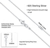 925 Sterling Silver Chain Necklace for Women 1.1mm Cable Chain Thin 18K Gold Plated - view 5
