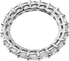 14K Gold Plated Eternity Ring for Women, Stackable Love Wedding Band - view 3