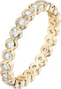 14K Gold Plated Rings with Cubic Zirconia - 2.8mm Stackable for Women - Gold Love Ring - main view