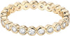 14K Gold Plated Rings with Cubic Zirconia - 2.8mm Stackable for Women - Gold Love Ring - view 3