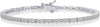 Tennis Bracelet for Women with 14K Gold Plated 2mm Cubic Zirconia Gold Bracelets for Women Classic Tennis Bracelet Cubic Zirconia Bracelet - White Gold 6.5 Inches