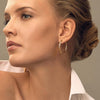 Gold Hoop Earrings for Women 14K Gold Plated Hoops - view 5