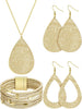 4 Pcs Jewelry Set for Women Necklace Earrings - main view