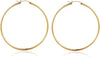 Hoop Earrings for Women, 14K Gold Plated Earrings - 2pcs-60mm-Gold-plated