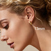 Hoop Earrings for Women, 14K Gold Plated Earrings - view 3