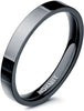 3mm 14K Gold Filled Rings for Women, Stacking Band - Black 5