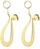 Gold Earrings Clip On - Anime Costume Cosplay Earrings - Figure Earrings For Anime Lovers - Boa Hancock earrings A