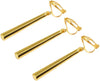 Gold Earrings Clip On - Anime Costume Cosplay Earrings - Figure Earrings For Anime Lovers - Flat ear clip