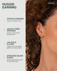 14K Gold Plated Dainty Motif Charms Huggie Hoop Earrings for Women - view 2