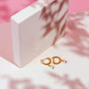 14K Gold Plated Dainty Motif Charms Huggie Hoop Earrings for Women - view 5