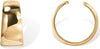 14K Gold Plated 925 Sterling Silver Round Huggie Ear Cuff Earrings for Women Clip On Cartilage Cuff Earrings - view 7
