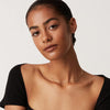 Layering Necklace for Women with 14K Gold Plated Station CZ Chain Layered Necklaces for Women Simulated Diamond Necklace Dainty Necklace Chain - view 3
