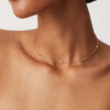 Layering Necklace for Women with 14K Gold Plated Station CZ Chain Layered Necklaces for Women Simulated Diamond Necklace Dainty Necklace Chain - view 5