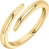 14K Gold Plated Open Twist Eternity Band for Women - main view