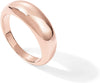 14K Gold Plated Chunky Dome Ring for Women, Puffy Stackable Rings - view 7