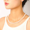 8mm Pearl Jewelry Set for Women, Necklace Bracelet Earrings - view 3