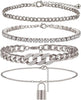 Butterfly Ankle Bracelet for Women Rhinestone Anklets Bulk Adjustable Layered Beach Ankle Bracelet Braided Chain Anklet Charm Ankle Bracelet Jewerly - silver lock