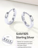 925 Sterling Silver Huggie Hoop Earrings for Women, 6-20MM Hoops - view 6
