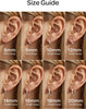 925 Sterling Silver Huggie Hoop Earrings for Women, 6-20MM Hoops - view 7