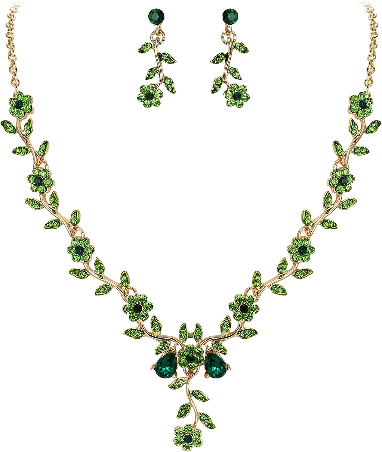 Women's Wedding Jewelry Set for Bride, Prom Bridal Accessories - main view
