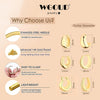6 Pairs Chunky Gold Hoop Earrings for Women, 14K Gold Plated Hoop Earrings, Thick Lightweight Twisted Huggie Hoops Earring Set for Women’s Jewelry - view 4