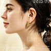 6 Pairs Chunky Gold Hoop Earrings for Women, 14K Gold Plated Hoop Earrings, Thick Lightweight Twisted Huggie Hoops Earring Set for Women’s Jewelry - view 2