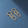 Solid 925 Sterling Silver Minimalist Cuff Earrings Chain for Women Cartilage Wrap Earrings Helix Cuffs - view 6
