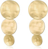 Matte Gold Silver Geometry Clip On Earrings for Women Retro Drop Clip Earrings for Women - main view