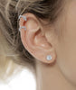4-10 Pairs Stainless Steel Ear Cuff Helix Cartilage Clip On Wrap Earrings Fake Nose Ring Non-Piercing Adjustable - view 5
