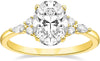 3CT Engagement Ring Oval Cut Cubic Zirconia Marquise Round CZ Eternity Wedding Band for Women Size 3-12 - main view