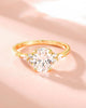 3CT Engagement Ring Oval Cut Cubic Zirconia Marquise Round CZ Eternity Wedding Band for Women Size 3-12 - view 3
