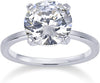 18K Sterling Silver Gold Round Cut Solitare 1.5 CT Moissanite Engagement Rings for Women - Moissanite Wedding Band for Women - Stone Promise Rings - view 7