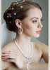 8 Pcs Pearl Necklace Earring Set for Women Faux - view 5