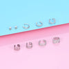 Stainless Steel Ear Cuff Fake Helix Cartilage Clip On Wrap Earrings Fake Lip Ring Non-Piercing Adjustable Women - view 2