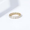 14K Gold Plated Cubic Zirconia Stackable Statement Ring - view 5