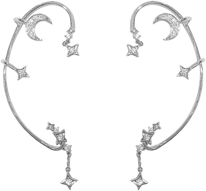 2PCS Women's Clip-On Earrings Hook Without Pierced - main view