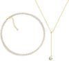 Pearl Necklace 4MM 6MM 8MM Dainty Round Imitation Pearl Choker Necklace Wedding Pearl Necklace Delicate Jewelry for Women Simple Bridesmaid Jewelry - 4mm Gold Pearl Necklace & Pearl Y Necklace