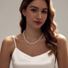 Pearl Necklace 4MM 6MM 8MM Dainty Round Imitation Pearl Choker Necklace Wedding Pearl Necklace Delicate Jewelry for Women Simple Bridesmaid Jewelry - view 4