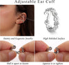 Ear Cuff Earrings Set for Women Adjustable Fake Earring Cuffs Non Piercing - view 2