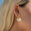 Gold Silver Clip On Dangle Earrings for Women Fashion Jewelry - view 3