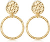Gold Silver Clip On Dangle Earrings for Women Fashion Jewelry - D Clip Gold