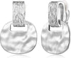 Gold Silver Clip On Dangle Earrings for Women Fashion Jewelry - C Clip Silver