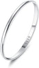 925 Sterling Silver Ring for Women High Polished Plain Stackable Thumb Rings Wedding Band Ring Comfort Fit Size 4 to 12, 1mm 2mm 3mm 4mm 5mm 6mm - main view