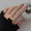 925 Sterling Silver Ring for Women High Polished Plain Stackable Thumb Rings Wedding Band Ring Comfort Fit Size 4 to 12, 1mm 2mm 3mm 4mm 5mm 6mm - view 2