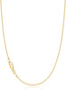 18K Gold Plated 925 Sterling Silver Chain Necklace for Women 1.1mm Thin Dainty Cable Chain Available in Gold Silver and Rose Gold - main view