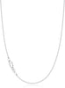 18K Gold Plated 925 Sterling Silver Chain Necklace for Women 1.1mm Thin Dainty Cable Chain Available in Gold Silver and Rose Gold - 22 Inch Silver